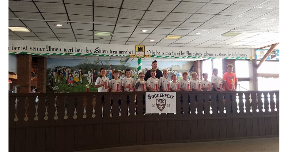 U11 Boys 2019 MSC Soccerfest Champions